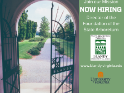 Hiring Now: Director of the Foundation of the State Arboretum