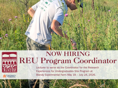 Now hiring REU Program Coordinator